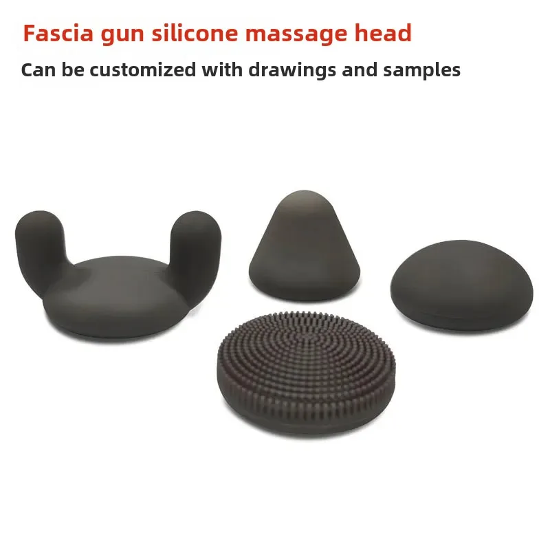 Mini Silicone Massage Head Air Rifle Accessories Without Rod Fiber Muscle Gun Massage Head Cover Suitable For Car Accessories