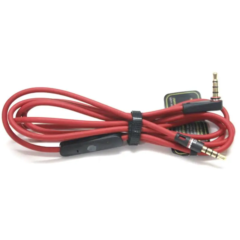 Cavo Audio Sostitutivo Da 3.5Mm A 3.5Mm Cavo Con Microfono Per Beats By Dr. Dre Headphones Solo Pro Studio Detox Headset Cable