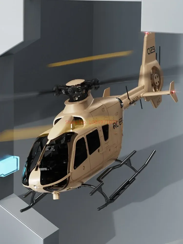 1:36 Ec135 Rc 헬리콥터 모델, 고도 유지 2.4ghz 리모컨 6 축 자이로, 실내 야외 비행용, 어린이 선물, 신제품