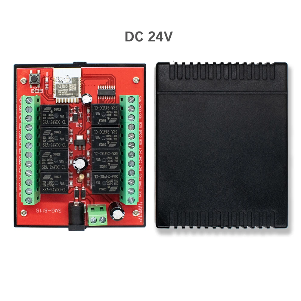 Smart WiFi Relay Module - 8-Channel IoT Controller with Timer