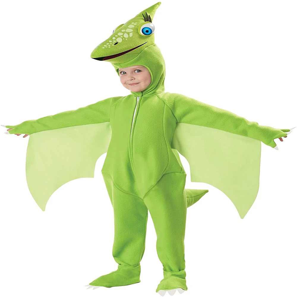 

Новинка 2022, костюм животного динозавра для детей, комбинезон дракона, костюм птерозавра, одежда для игры на Хэллоуин, одежда для косплея и представлений