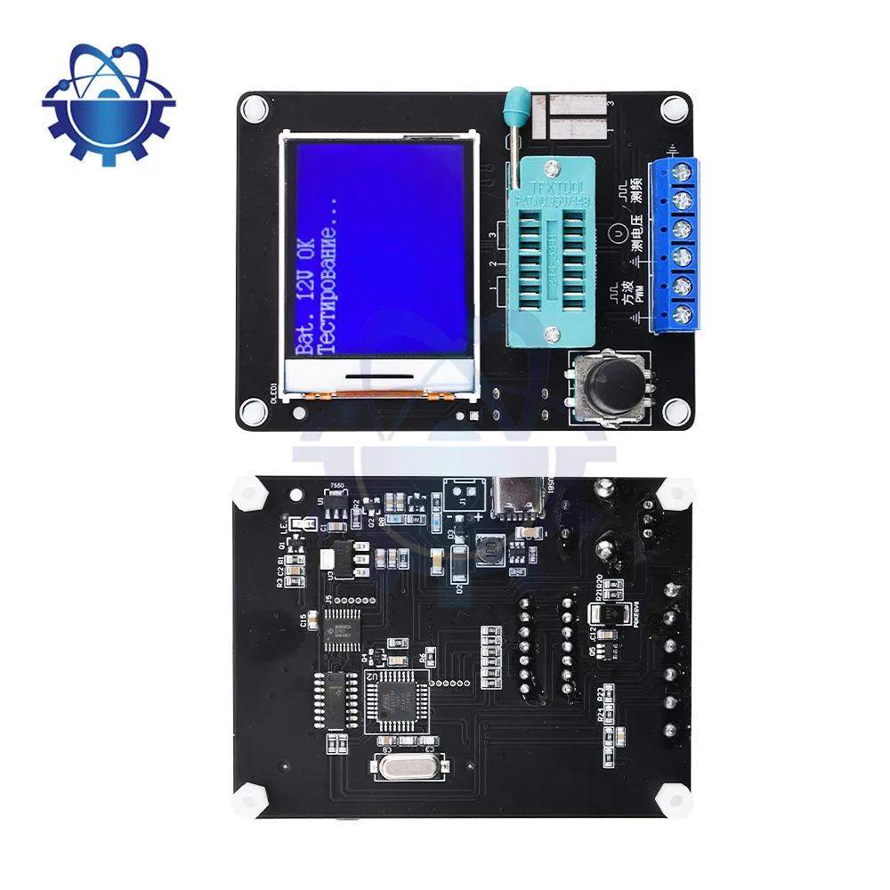 Многофункциональный тестер транзисторов GM328A, измеритель сопротивления, индуктивности, измеритель емкости, измеритель сопротивления, ШИМ Многофункциональный тестер транзисторов GM328A, измеритель сопротивления, индуктивности, измеритель емкости, измеритель сопротивления, ШИМ