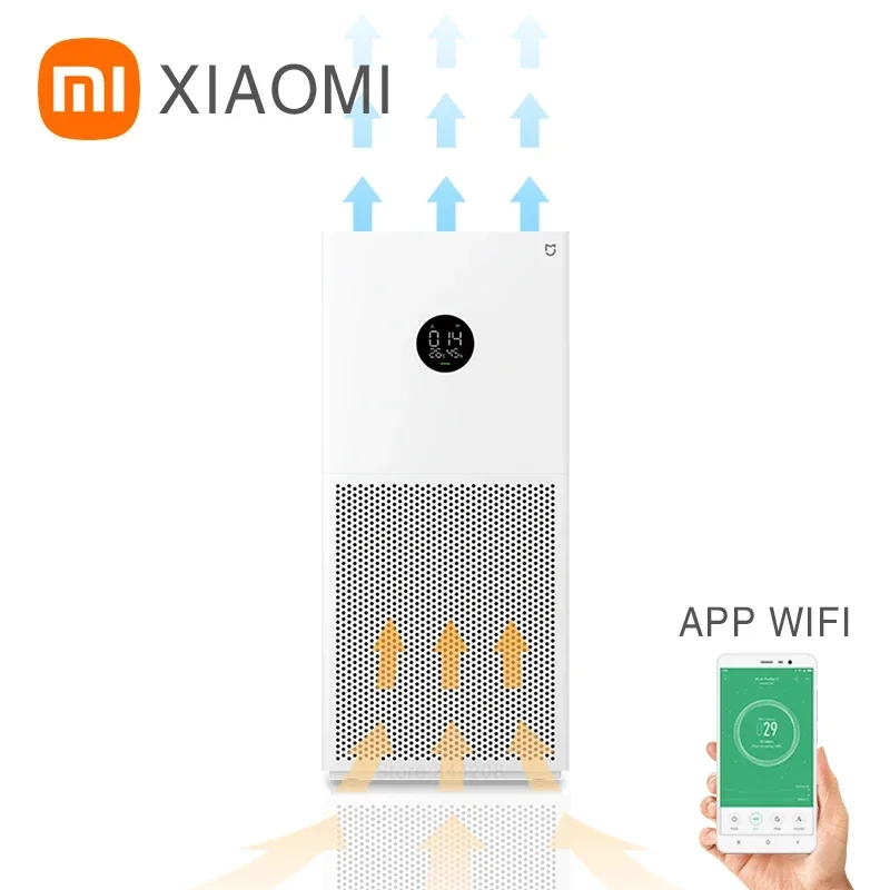 

Умный очиститель воздуха Xiaomi MIJIA 4 Lite, антибактериальное 4-кратное удаление альдегида, 35,8 дБ, низкий уровень шума, с приложением Mi Home