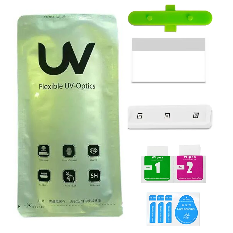 Set of 2 Flexible UV-Cured HD Screen Protectors - Premium Clarity & Protection