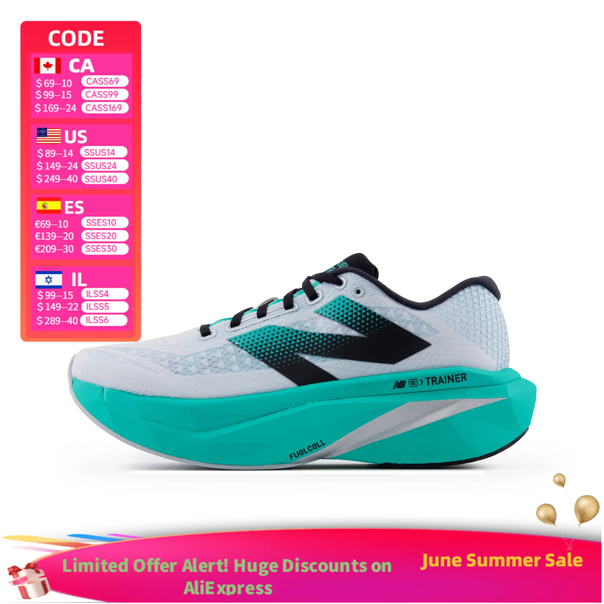 New Balance FuelCell SuperComp Trainer v3 Chaussures d'entraînement polyvalentes, durables, à semelle épaisse, souples et basses pour hommes, vert MRCXLW4 1 New Balance FuelCell SuperComp Trainer v3 Chaussures d'entraînement polyvalentes, durables, à semelle épaisse, souples et basses pour hommes, vert MRCXLW4 1