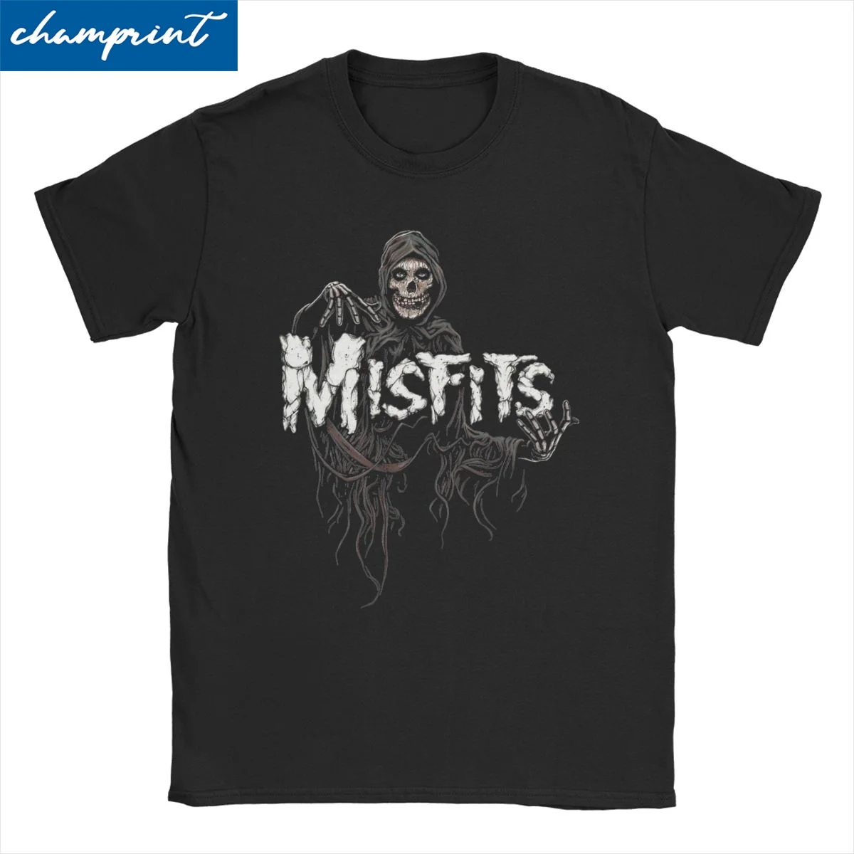 

Футболка Devil Misfits для мужчин и женщин, Винтажная футболка из 100% хлопка с коротким рукавом и круглым вырезом