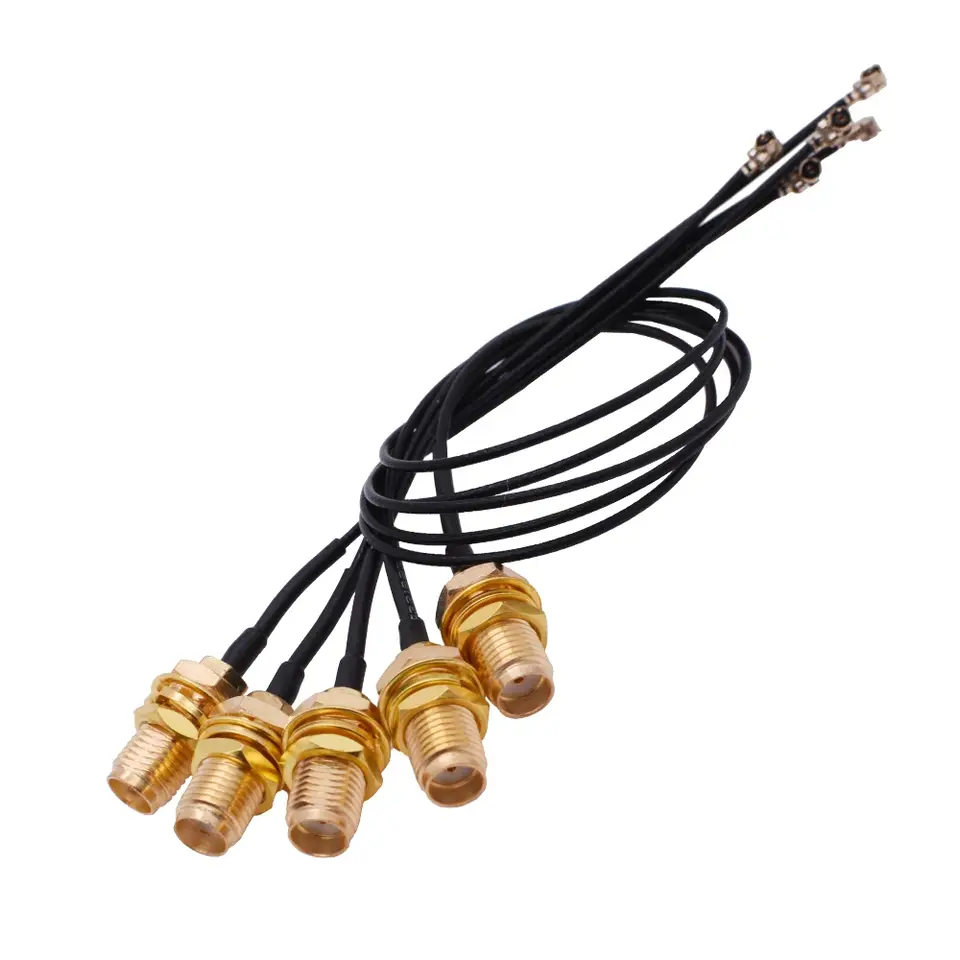 5Pcs IPX to SMA Pigtail Cable Kit Female SMA to UFL/u.FL/IPX RF Adapter 1.13mm Ultra-Thin Coaxial Antenna Extension Cable image 6