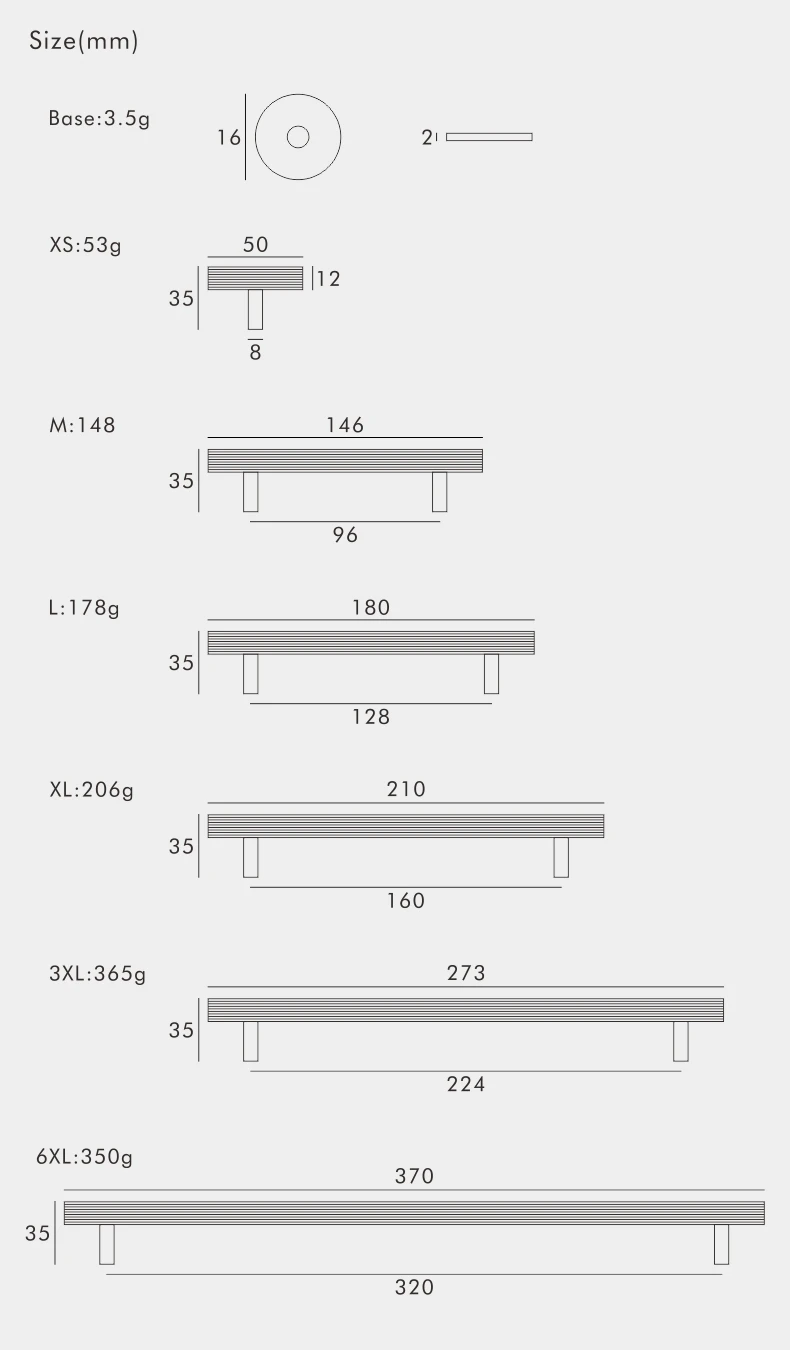 Dooroom Messing-Möbelgriffe mit linearen Streifen, antikes Messing, Schrank, Kleiderschrank, Kommode, Schuhkarton, Schubladenschrank, T-Stang-Griffe – Detail 11