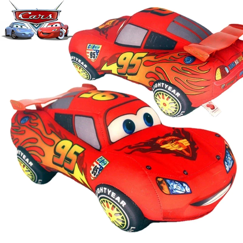 17-35cm Disney Pixar Cars 3 Toys Lightning Mcqueen Cartoon Plush Toy Red Mcqueen 95 Pillow Cushion Soft Stuffed Dolls Kids Gift 2