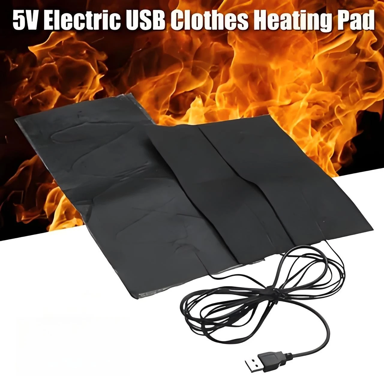 5V Temperature USB High Temperature Heater Carbon Fiber Far Infrared Heater Waist Knee Pad Electric Heater 50℃-60℃