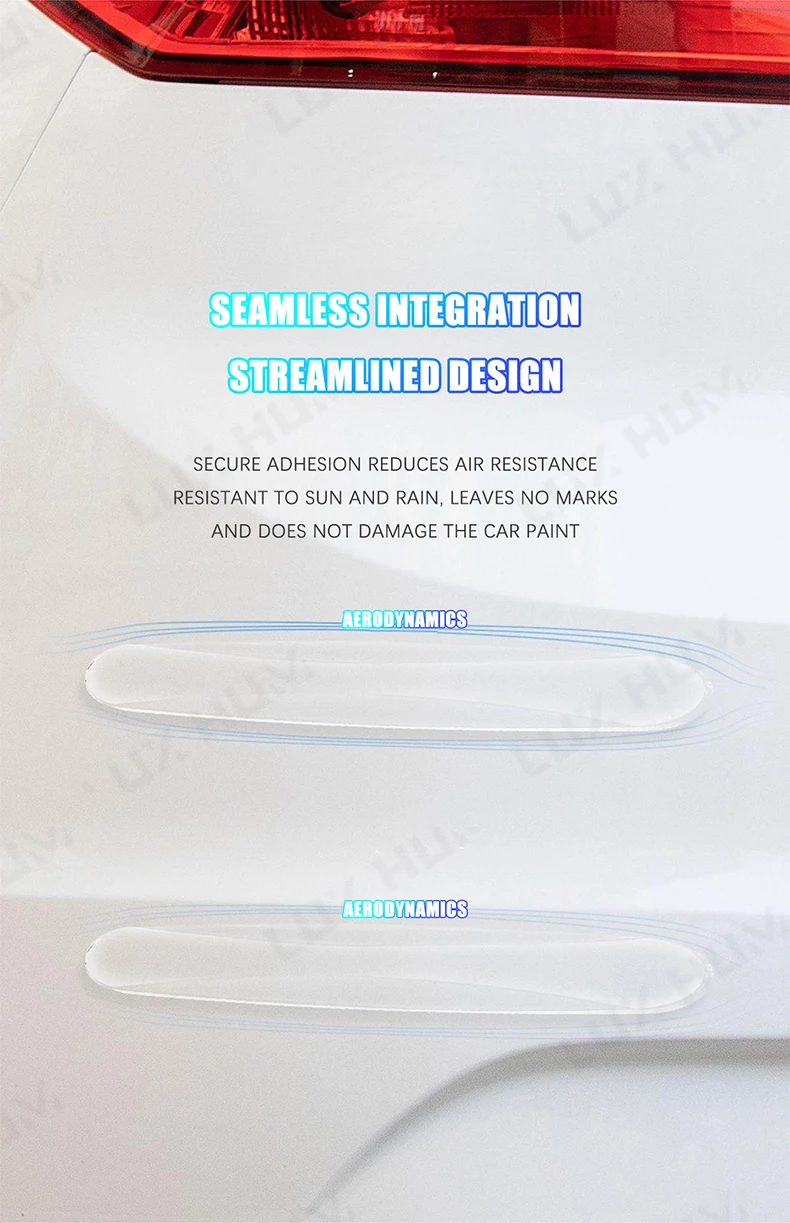 4Pcs Auto Tür Rand Schutz Flexible PVC Seite Tür Schutz Wasserdicht Selbstklebende Anti-Kollision Schutz Streifen Universal – Detail 7