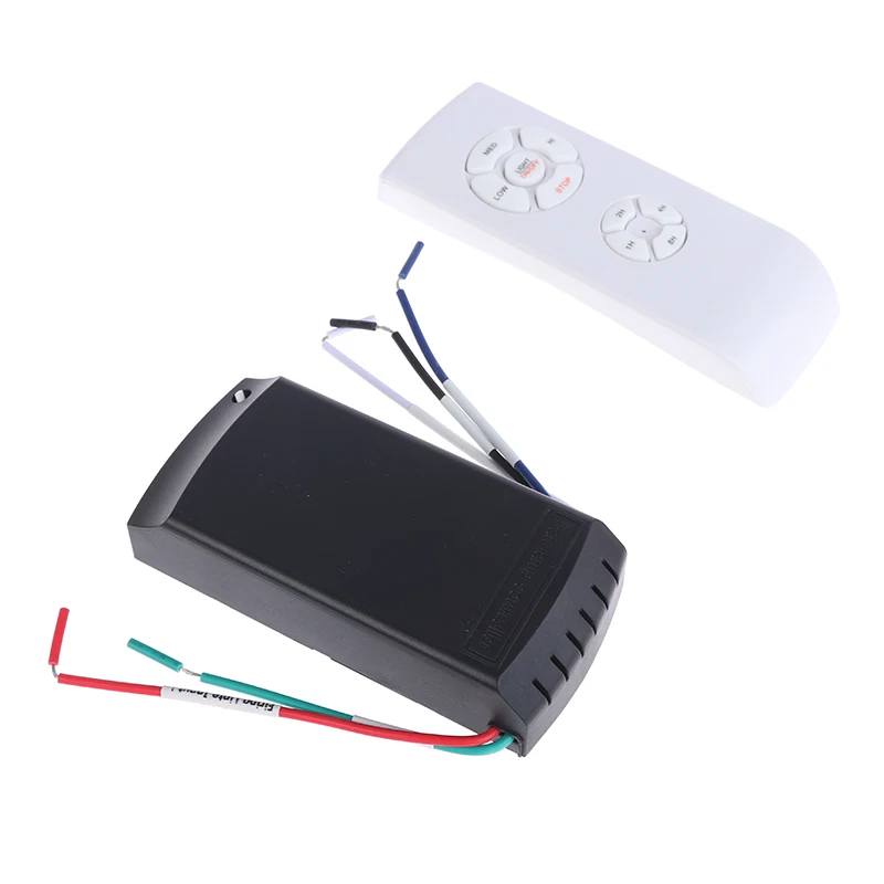 110-240V Universal Ceiling Fan Lamp Speed Remote Control Kit Timing Wireless