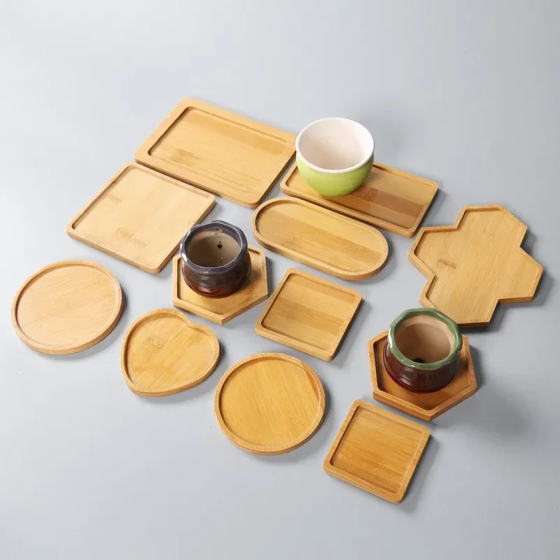 Wooden Soap Dispenser Tray Vanity Countertop Bottles Organizer Holder Round Square Candles Jewelry Storage Tray for Bathroom 6