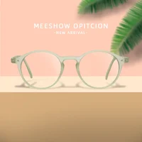 Meeshow Brand Reading Glasses Retro Transparent Fashion blue light blocking glasses Europe Style Men Women presbyopia Anti 1816 1