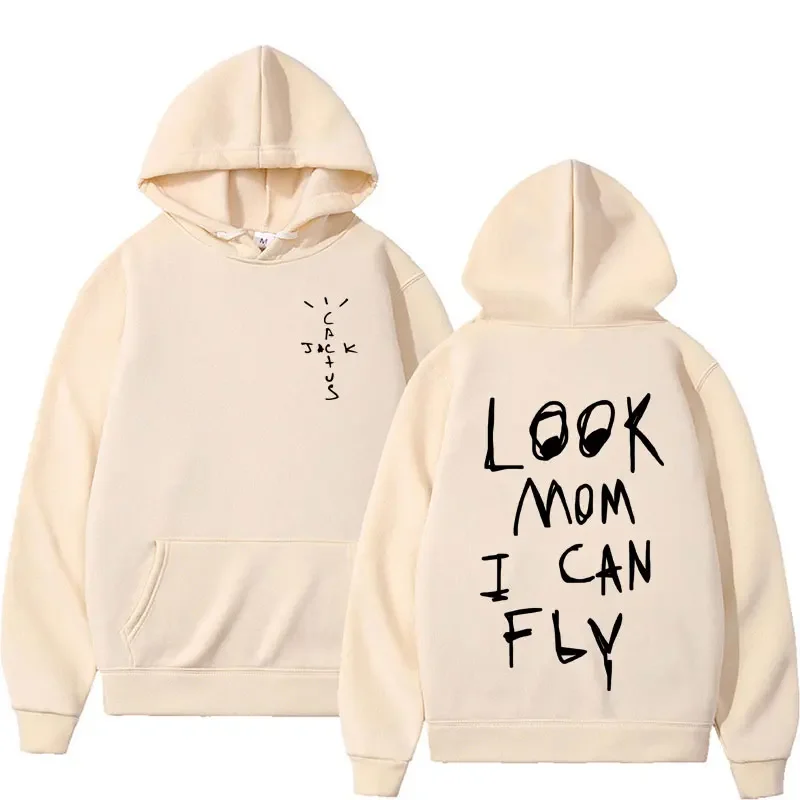 thumbnail image 1 of Sudadera con capucha para hombre y mujer, suéter con estampado de álbum rapero, Cactus Jack, moda informal, estilo Hip Hop, ropa de calle de gran tamaño, 1 of 4