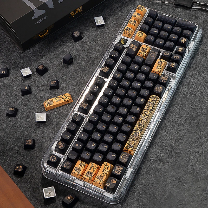 

MiFuny тематические колпачки клавиш 114 набор клавиш PBT краситель подставки колпачки для клавиш колпачки CSA профиль игровые колпачки для механической клавиатуры аксессуар подарок