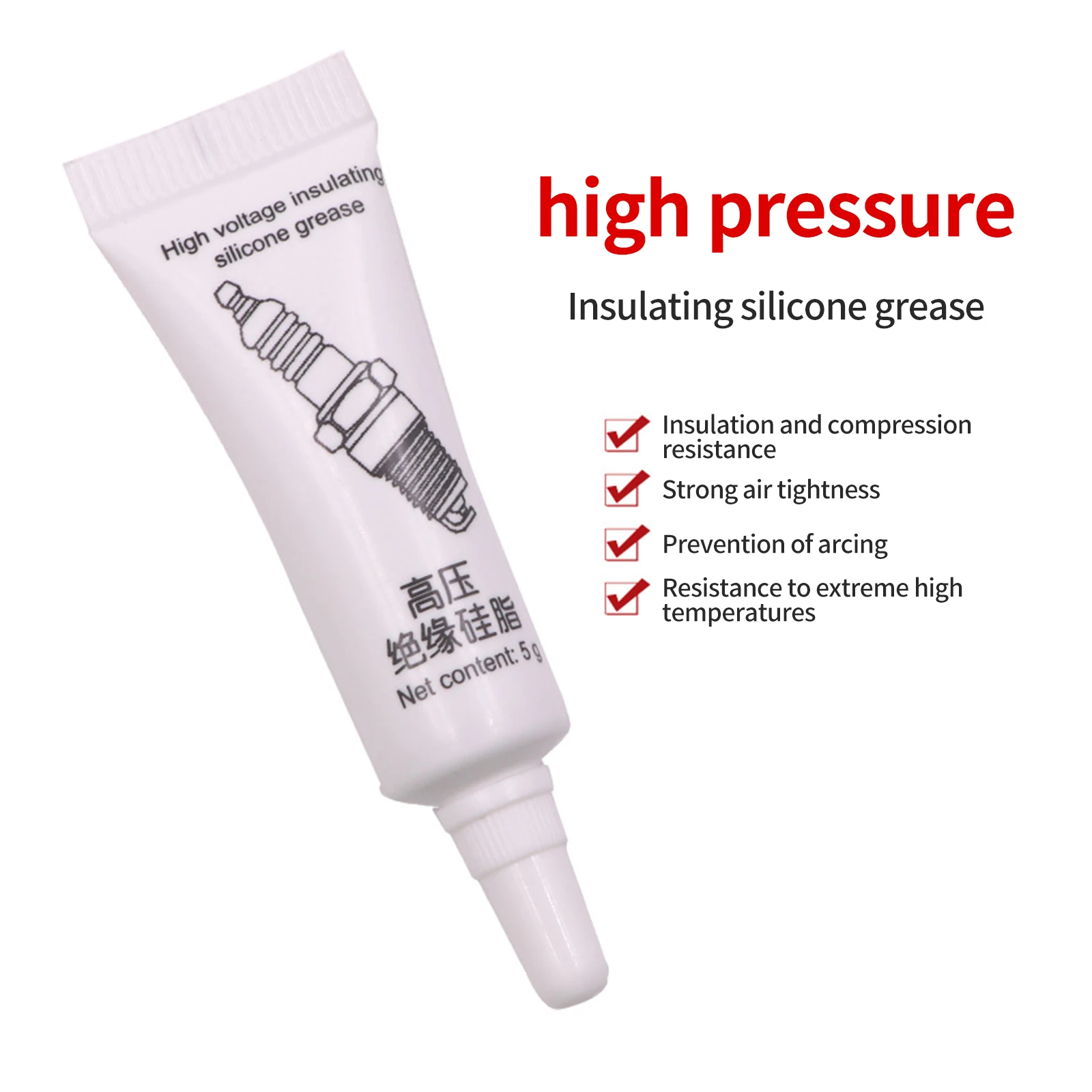 Automobile Spark Plug High Voltage Insulating Grease silicone grease lubricant silicone grease grease lubricant Ignition Coil Silicone Grease High And Low Temperature Corrosion Resistance