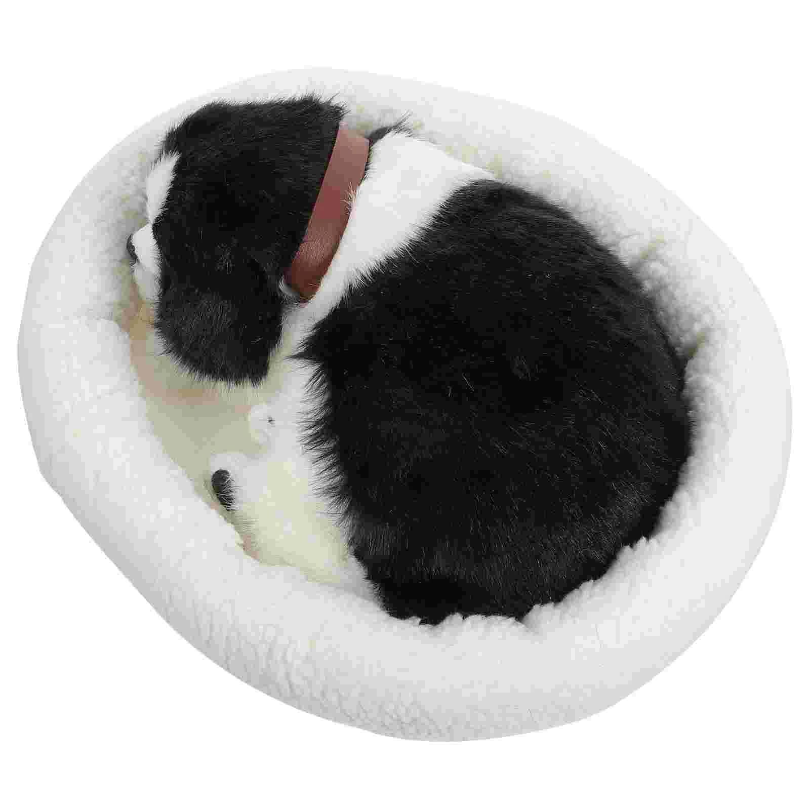 

Breathing Dog Stuffed Realistic Sleeping Dog Chic Decorative Plush Sleeping Dog Realistic Breathing Dog Plush Breathing Dog