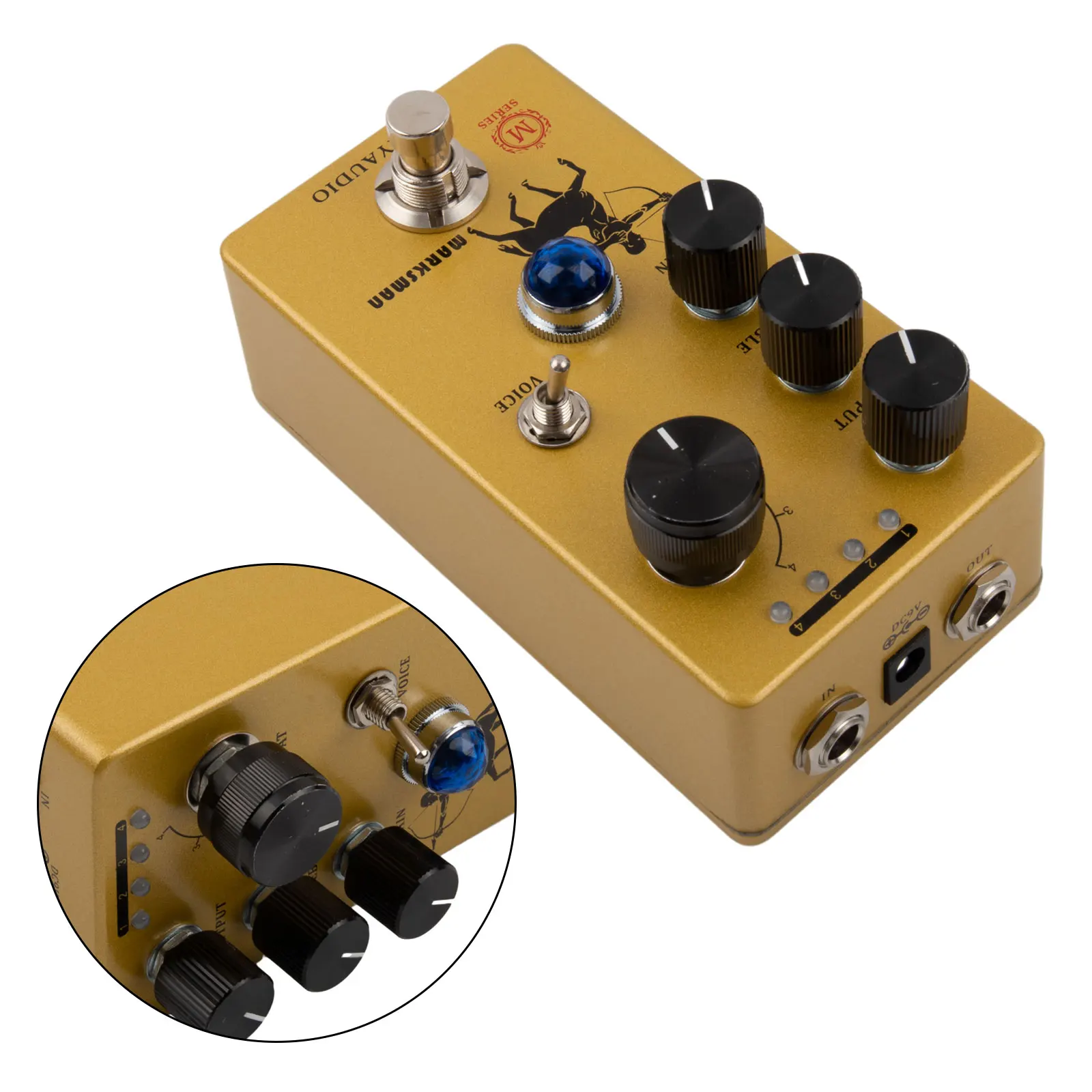 

Pedal Pedals Guitar Pedal Guitar Effects Pedal 11.5*6.5*5CM Boost/overdrive CLIPPING MODES GAIN OUTPUT Yellow High Quality