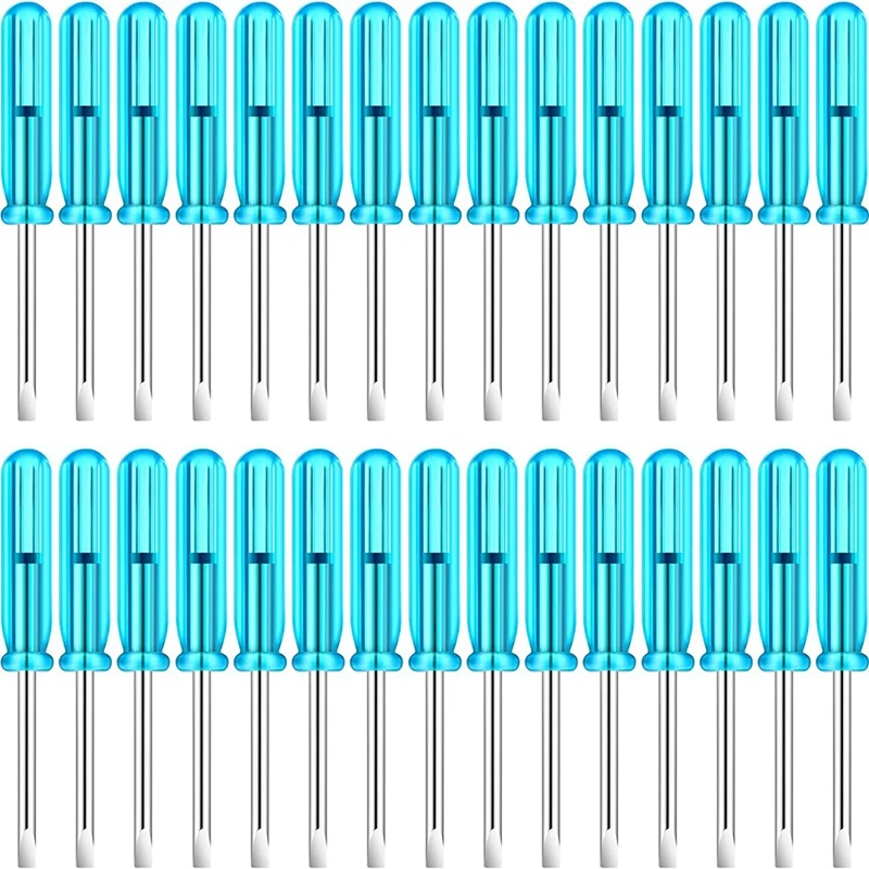 

100 шт., мини-Отвертка 2,0 мм с синей ручкой для часов, мобильных телефонов