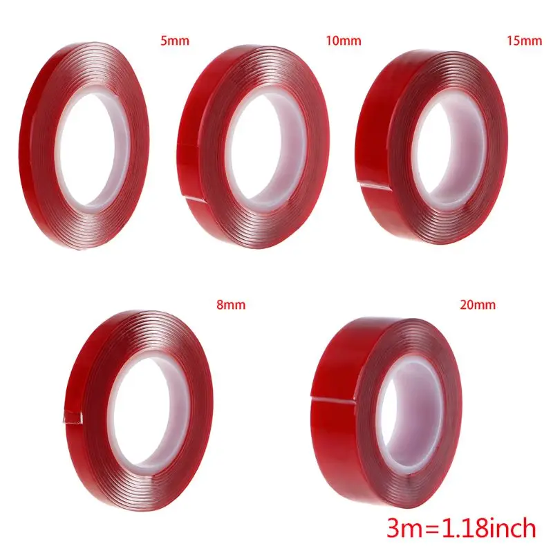 

for 3M Heavy Duty Mounting Tape Clear Double Sided High Strength Long-Term Durability for Cell Phone for Touch Screen Re