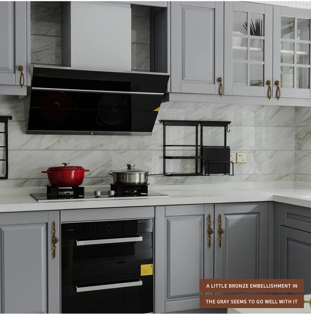 Maniglie Armadio Vintage 6 Pezzi | Bronzo | Distanza Fori 96mm | Per Cucina Mobili Armadietti - Foto 10