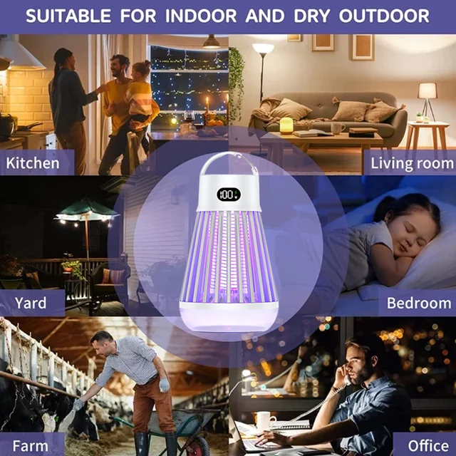 Usb Gyilkos Vezette Szúnyoggyilkos Nagyon Gyerekeknek Öld Meg A Szúnyogokat Ultraibolya Könnyű Elektromos Szúnyoglámpa Szúnyogcsapda - Image 6