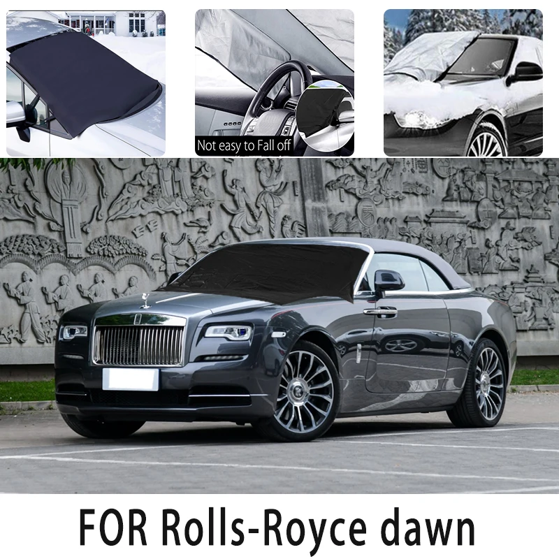 

Автомобильный снегозащитный передний чехол для Rolls-Royce dawn, автомобильный Теплоизоляционный солнцезащитный козырек, антифриз, защита от ветра и мороза, автомобильные аксессуары