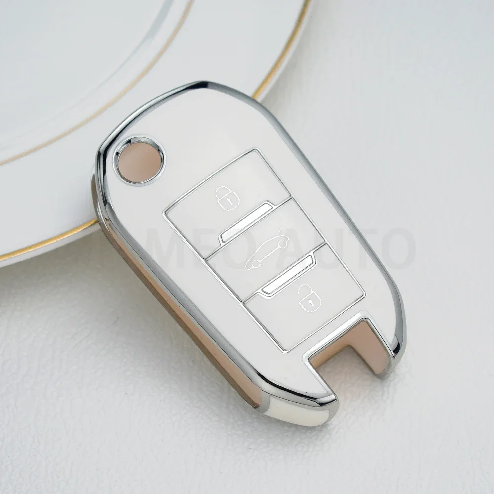 Premium TPU Car Key Case Remote Cover - Sleek Auto Accessory