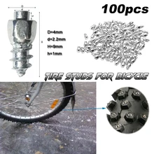 

NEW 9 mm Carbide Screw Tungsten Tire Studs Snow Spikes Anti-Slip Anti-ice for Bikes/Motorcycles with Installation Tool