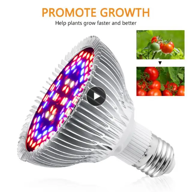 Teljes Spektrumú Led Növény Növekedési Fény Hidroponikus E27 Izzó Spektrum Ultraibolya Könnyű Virágnövekedési