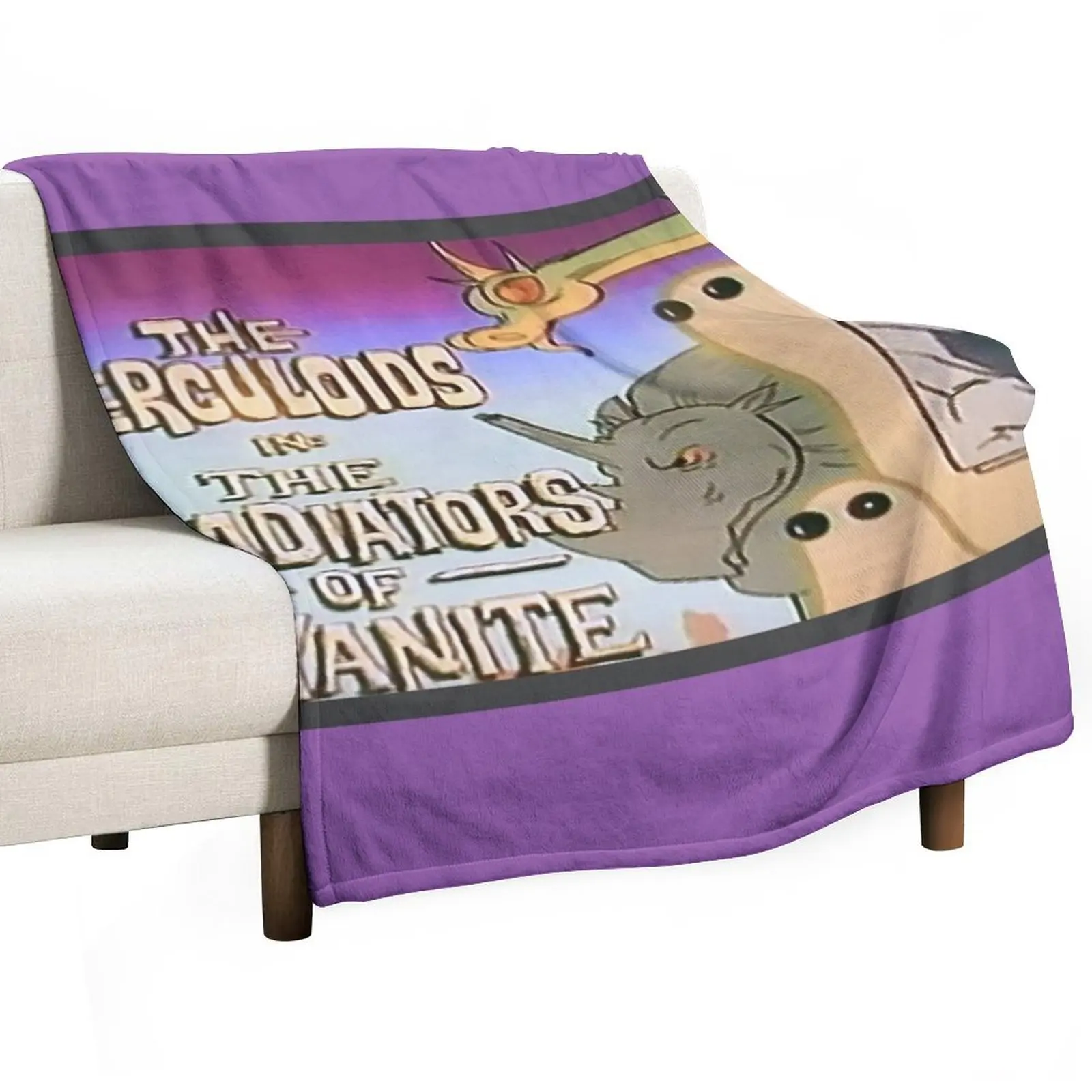 

Hannah-Barbara's The Herculoids Throw Blanket Fluffys Large Blankets For Baby warm for winter Cute Blankets