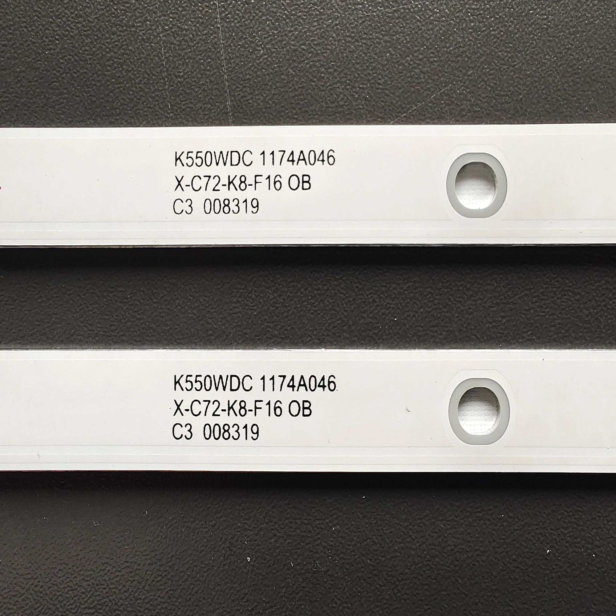 Nova Pcs Lot 5led 545 Milímetros Tira Conduzida Luz de Fundo para 55puf6092 K550wdc1 a2 4708-k55wdc-a1113n01 K550wd-a2113n01 471r1p79 - Imagem 2