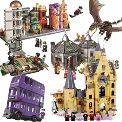 Film harry potter, tour d'astronomie, jouets de blocs de construction, attaque sur le disque privé, école Hedwig de sorcellerie 