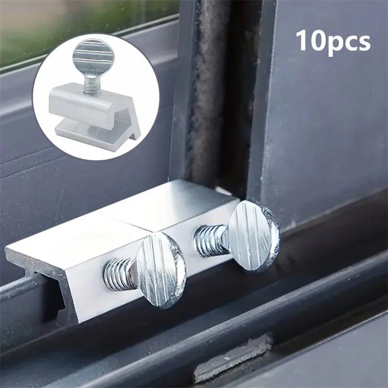 

6/8/10/12PCS Sliding Sash Stopper, Cabinet Locks Straps, Doors Security Anti-theft Lock, Window Sliding Door Safety Doors Lock