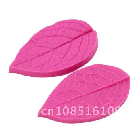 

Silicone Mold 3D Food Grade Fondant Cake Decoration Leaf Shaped Press 2Pcs/Pack Silicone Mould