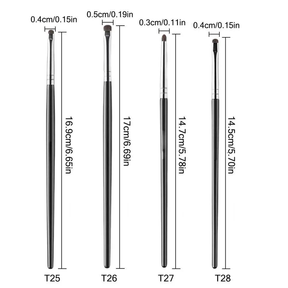 Fine Soft Hairs Eye Makeup Brush Plastic Handle Professional Eye Detail Brush Makeup Brushes & Tools for Women