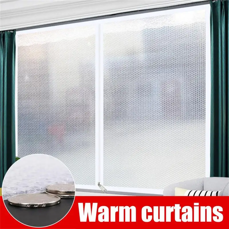 

DIY Winter Window Transparent Shrink Insulation Film Durable Heat Resistant Window Door Film Wind-proof Sealing Shrink Heat Film