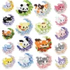 Mini Dog Cat panda raccoon Cute Pet Small Building Block Model Series Ornaments Children's Toy Christmas Birthday Gifts for Kids 4