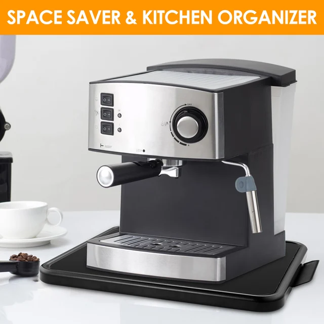 Vassoio Scorrevole Per Elettrodomestici Da Cucina - Per Macchina Da Caffè, Tostapane | Risparmio Spazio - Foto 11