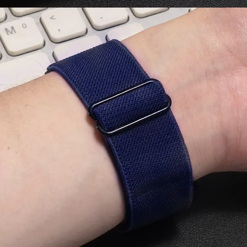 Elastic Nylon Loop Strap, 20mm/22mm,