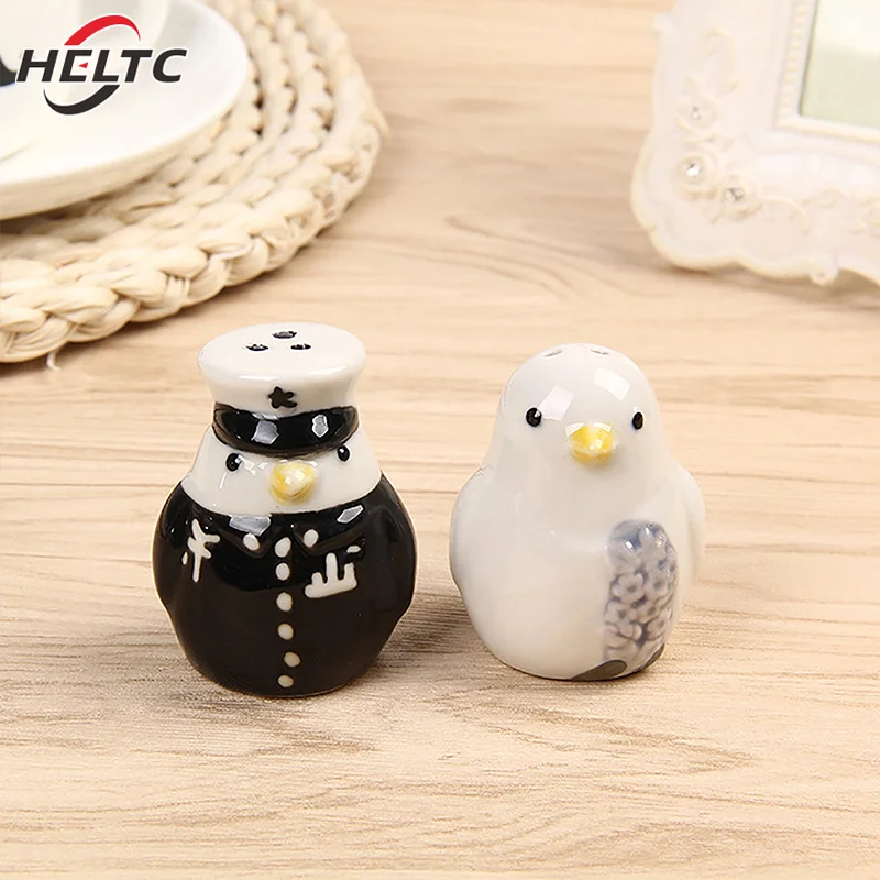 Seasoning Jar Salt Shaker Spices Bottle Salt Pepper Shakers 2Pcs Ceramic Penguin Salt And Pepper Shaker Cartoon Spice Container Wedding Party Favor Tabletop Animal Decoration Spice Jar 2655322 2Pcs Ceramic Penguin Salt And Pepper Shaker Cartoon Spice Container Wedding Party Favor Tabletop Animal Decoration Spice Jar