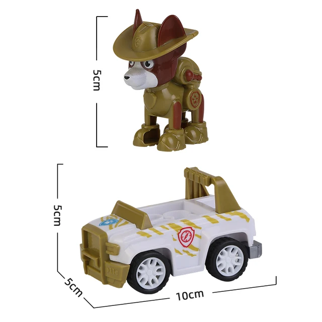 Genuine Paw Patrol Dog Puppy Patrol Car Patrulla Canina Action Figure Model Marshall Chase Ryder Vehicle Car Kids Boys Toy Gifts 5