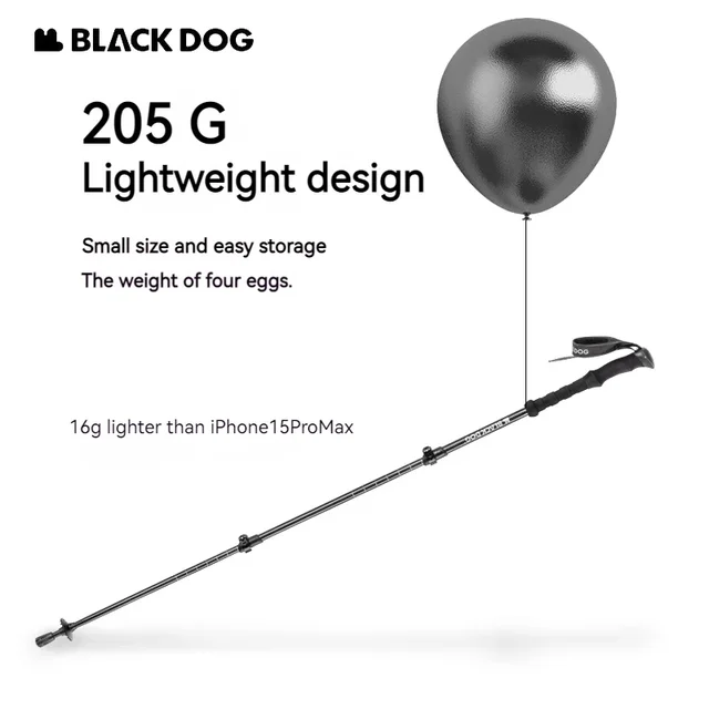 네이처하이크 블랙독 카본 트레킹 폴은 가볍고 튼튼하며, 휴대성이 뛰어나고, 에르고노믹 디자인으로 장시간 사용해도 피로감이 적은 트레킹 폴의 명품입니다.