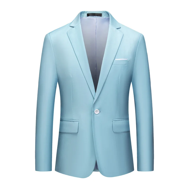 New casual one-button suit jacket for men men's leisure Korean-style slim-fit blazer