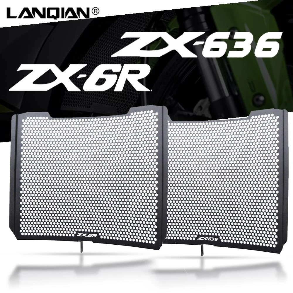 Motorcycle Radiator Grille Guard Cover Radiator Covers Kawasaki Zx6r