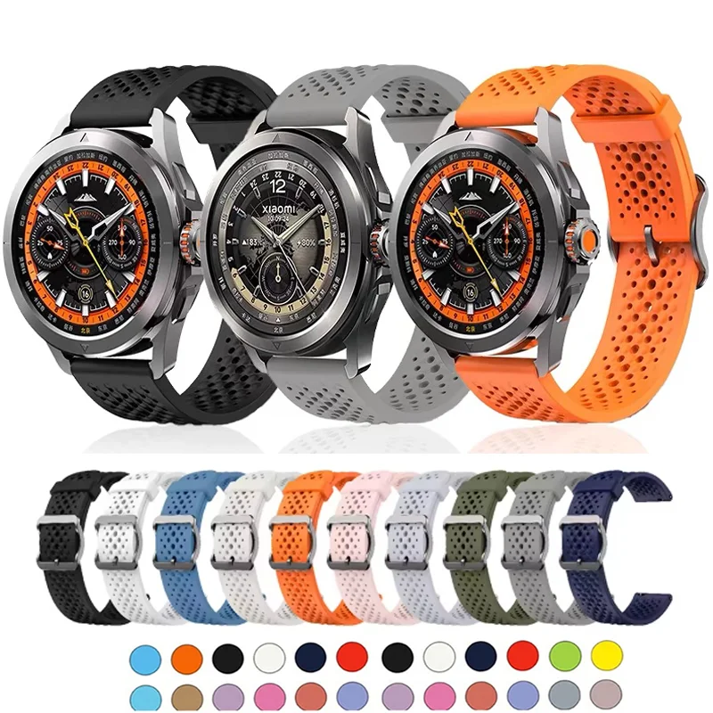 Sport Silicone Band for Xiaomi watch S4/samsung galaxy watch