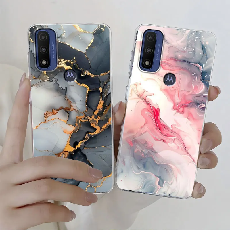 Marble Clear Soft Silicone Phone Case Cover