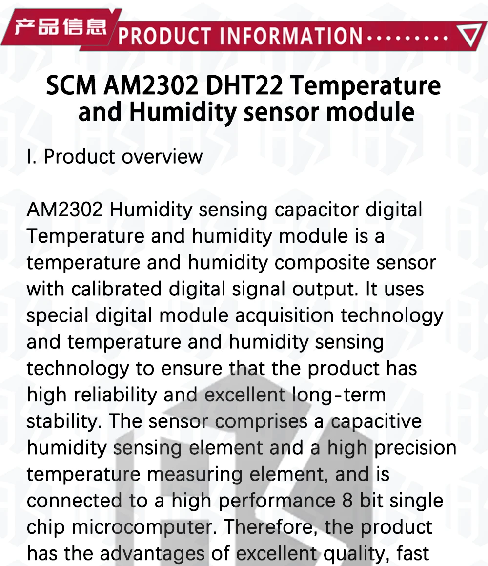 1PCS EGBO Hohe Präzision AM2302 DHT22 Digitale Temperatur & Feuchtigkeit Sensor Modul Für Arduino Uno R3 – Detail 12