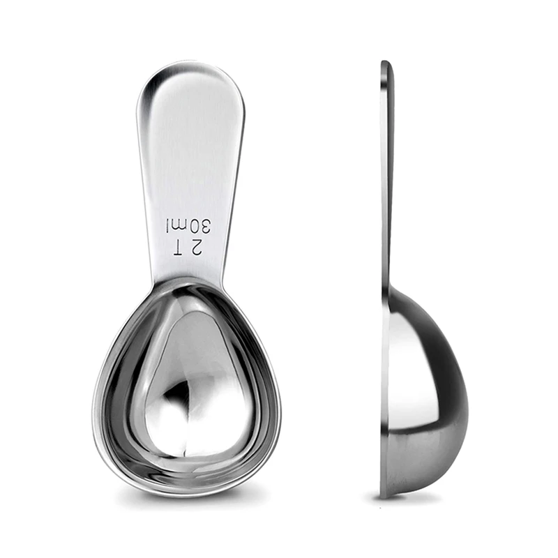 Measuring Spoon Coffee Scoop Stainless Steel Tablespoon Measuring Scoop Coffee Bean Sugar Powder Measure Spoon Kitchen Tools